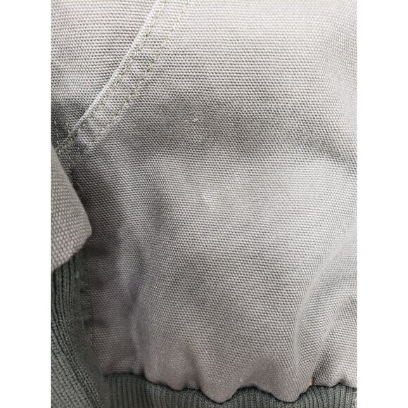 Men's Carhartt J280 MOS Duck Canvas Work Jacket Hooded Green Size XLarge - Picture 7 of 14